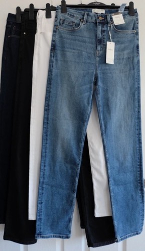 Ladies denim jeans straight - jeans,