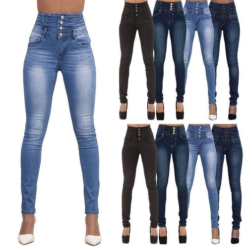Womens high waist skinny - uk,