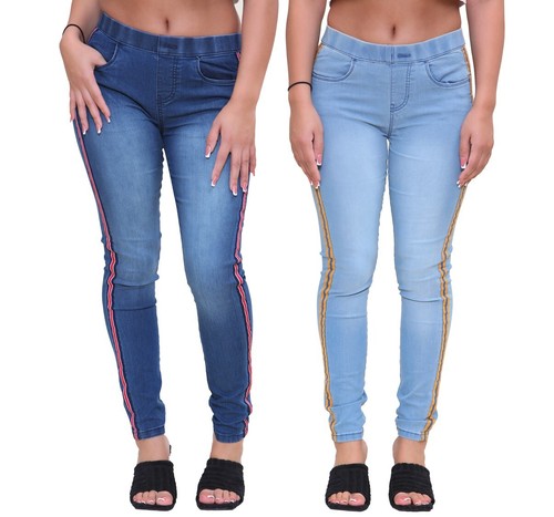 Womens high waist jeans - waist,