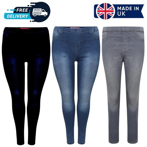 Women high waist jeggings - high,