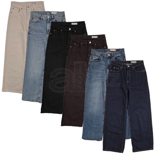Ladies wide leg denim - leg,
